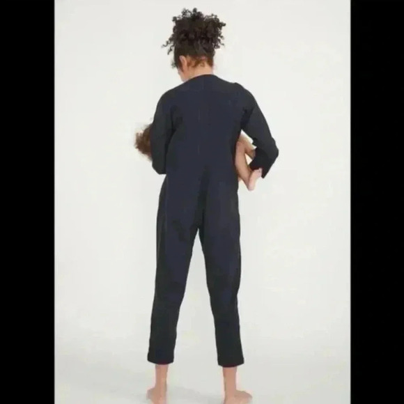 Hatch The Softest Gauze Nursing Jumpsuit Black One Size $178 - Picture 3 of 6